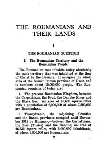 Tapa de The Roumanian Question