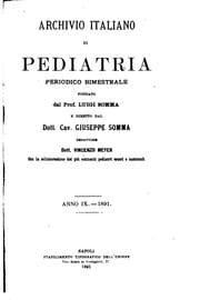 Tapa de Archivio italiano di pediatria