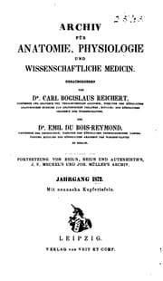 Tapa de Archiv für Anatomie, Physiologie und wissenschaftliche Medicin