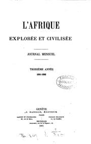 Tapa de L'Afrique explorée et civilisée: journal mensuel