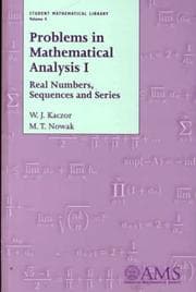 Tapa de Problems in mathematical analysis