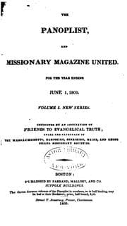 Tapa de The Panoplist, and Missionary Magazine United