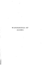 Tapa de Wanderings of Aloha