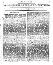 Tapa de Allgemeine Literatur-zeitung