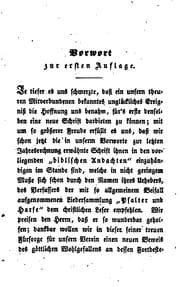 Tapa de Biblische Andachten: Nebst einem Anhange; herausgegeben von dem christlichen ...