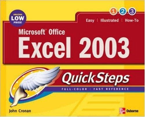 Tapa de Microsoft Office Excel 2003 QuickSteps (Quicksteps)