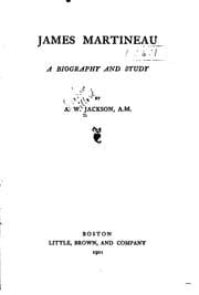 Tapa de James Martineau: A Biography and Study