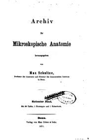 Tapa de Archiv fuer mikroskopische anatomie