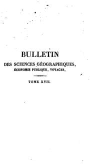 Tapa de Bulletin universel des sciences et de l'industrie