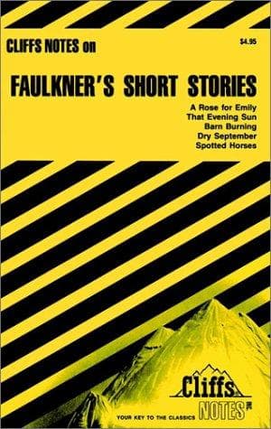 Tapa de Faulkner's short stories