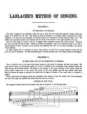 Tapa de Lablache's Abridged Method of Singing; Or, A Rational Analysis of the Principles According to ...