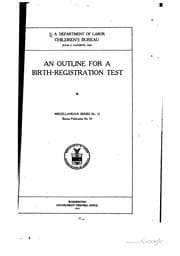 Tapa de Bureau publication (United States. Children's Bureau). no. 54, 1919