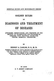Tapa de Golden rules of diagnosis and treatment of diseases