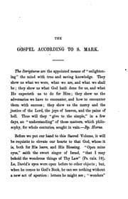 Tapa de Choice notes on the Gospel of s. Mark, drawn from old and new sources