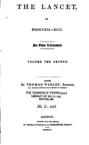 Tapa de The Lancet