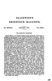 Tapa de The Edinburgh monthly magazine [afterw.] Blackwood's Edinburgh magazine ...