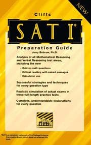 Tapa de Cliffs SAT I reasoning test