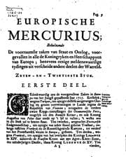 Tapa de Nederlansch gedenkboek: of, Europische mercurius