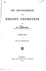 Tapa de Die Grundgebilde der Ebenen Geometrie