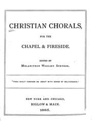 Tapa de Christian Chorals for the Chapel and Fireside