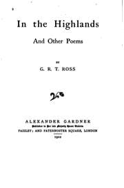 Tapa de In the Highlands and Other Poems