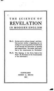 Tapa de The Science of Revelation in Modern English