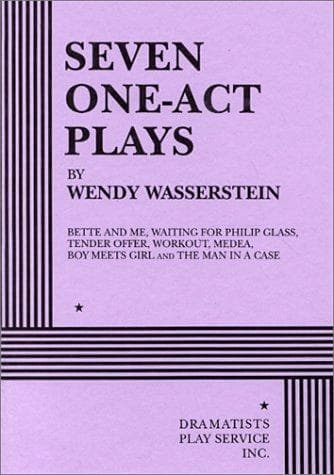 Tapa de Seven one-act plays