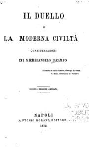 Tapa de Il duello e la moderna civiltà