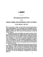 Tapa de Kriegsbegebenheiten bei der kaiserlich österreichischen Armee in Italien vom ...