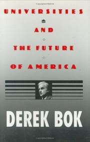 Tapa de Universities and the future of America