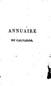 Tapa de Annuaire du département du Calvados pour l'année ...