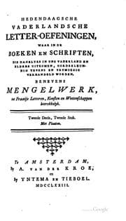 Tapa de Vaderlandsche letter-oefeningen