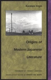 Tapa de Origins of modern Japanese literature