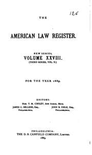 Tapa de American law register
