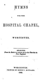 Tapa de Hymns for the Hospital Chapel, Worcester: Selected from the Books in Common Use in the Churches ...