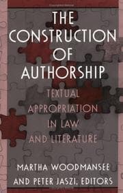 Tapa de The Construction of Authorship