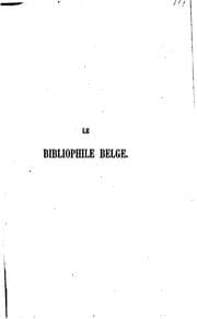 Tapa de Bulletin du bibliographie belge