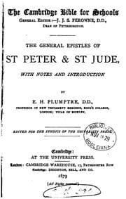 Tapa de The general epistles of st. Peter and st. Jude, with notes and intr. by E. H. Plumptre