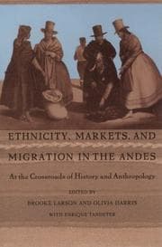 Tapa de Ethnicity, markets, and migration in the Andes