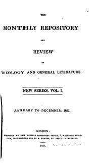 Tapa de The Monthly Repository of Theology and General Literature