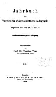 Tapa de Verein für wissenschaftliche Pedagogik