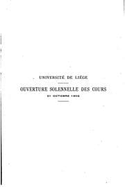 Tapa de Ouverture solennelle des cours
