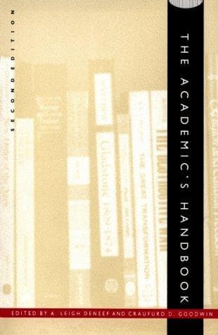 Tapa de The academic's handbook