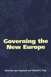 Tapa de Governing the new Europe