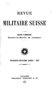 Tapa de Revue militaire suisse