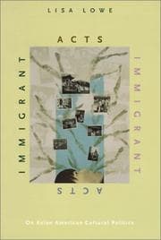 Tapa de Immigrant acts