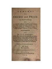 Tapa de Journal für Chemie und Physik