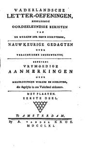 Tapa de Vaderlandsche letter-oefeningen