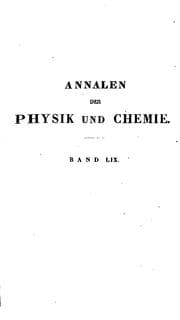 Tapa de Annalen der Physik und Chemie