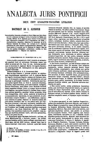 Tapa de Analecta juris pontificii.